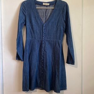 *Sold*Madewell Chambray/Denim Dress Size 2